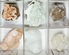 Mixed Indian Mineral & Crystal Flat - Pieces #95597-2